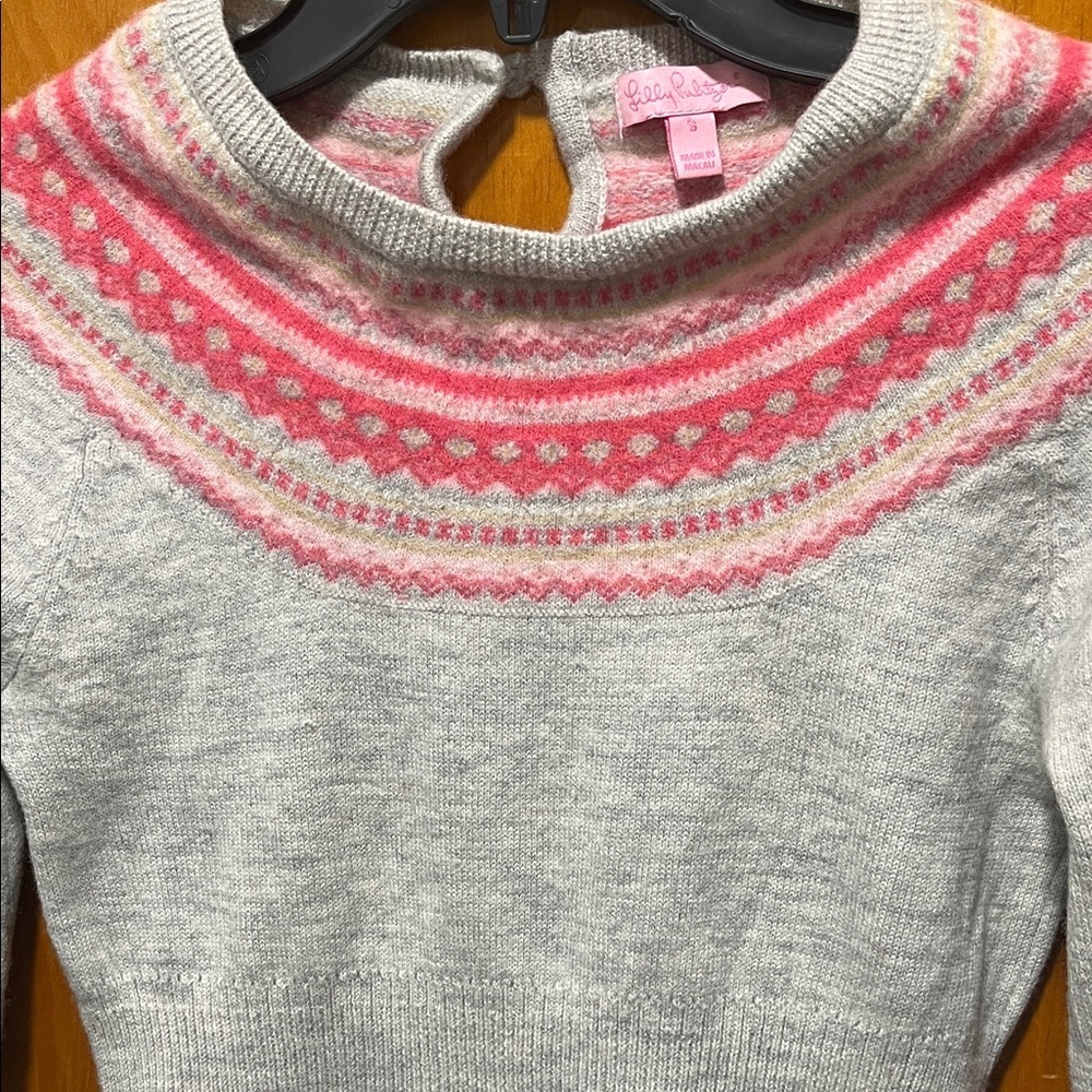 Lilly Pulitzer Wool Angora Fair Isle Mini Dress - Picture 4 of 6
